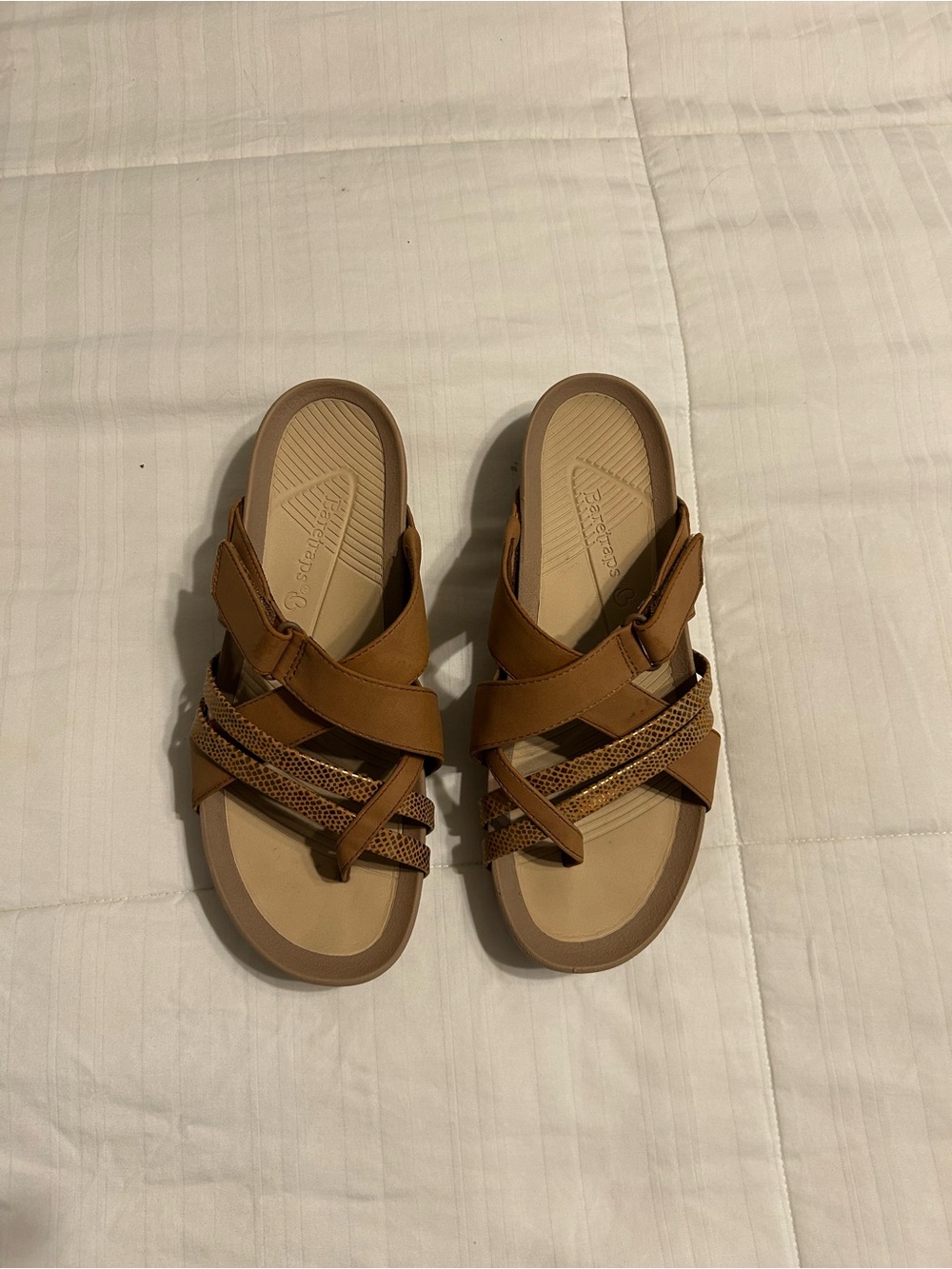 BareTraps Tawny Aster Women's Slide Sandals - Tan